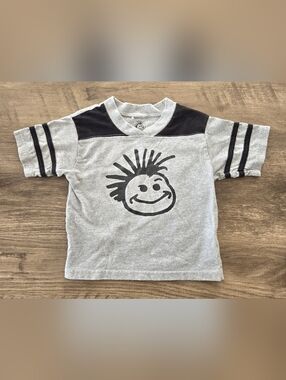 Vintage Knuckleheads Boy's Jersey Style Short Sleeve T-shirt Size 4